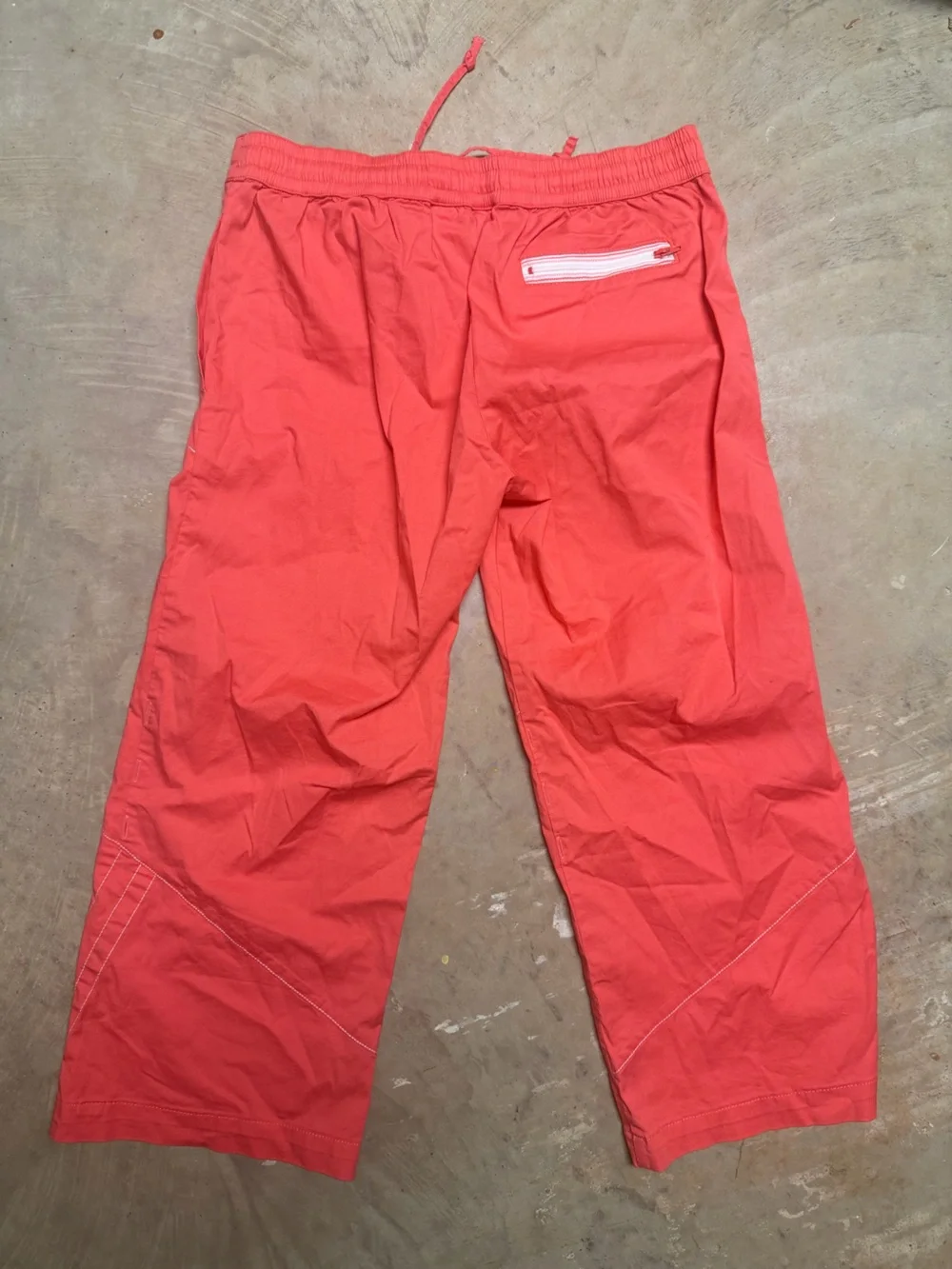 Nike Coral-Red Cropped Women's Jogger Capris